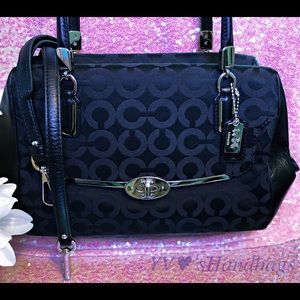 Coach Madison Op Art Sateen Madeline Satchel
